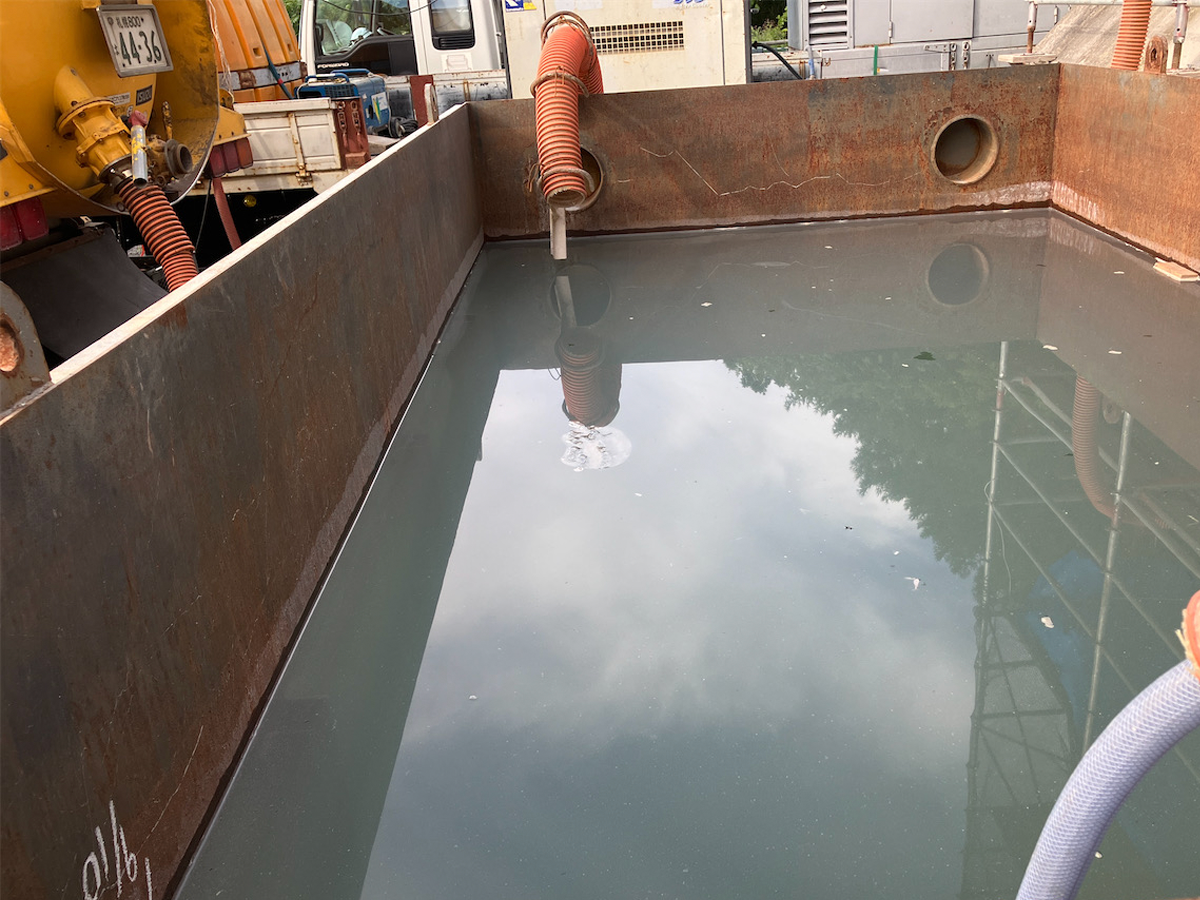 簡易濁水処理設備