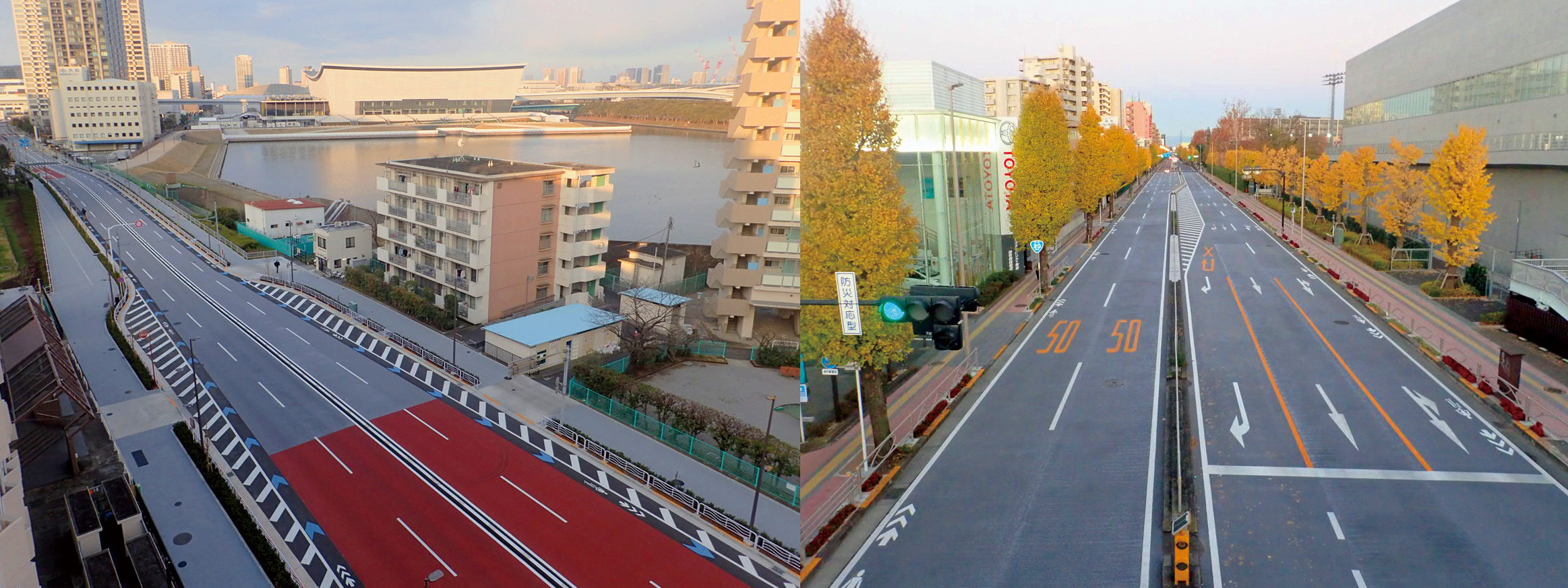 遮熱性舗装（江東区）