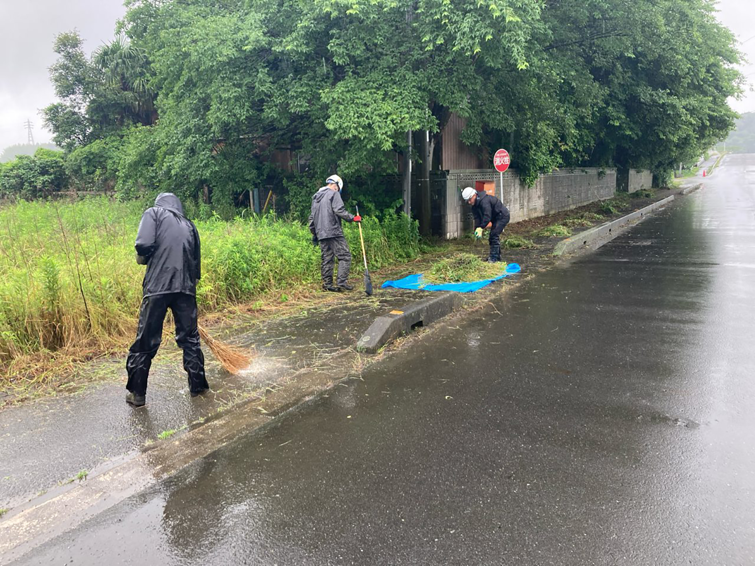 歩行環境と視認性に配慮した道路沿線の整備