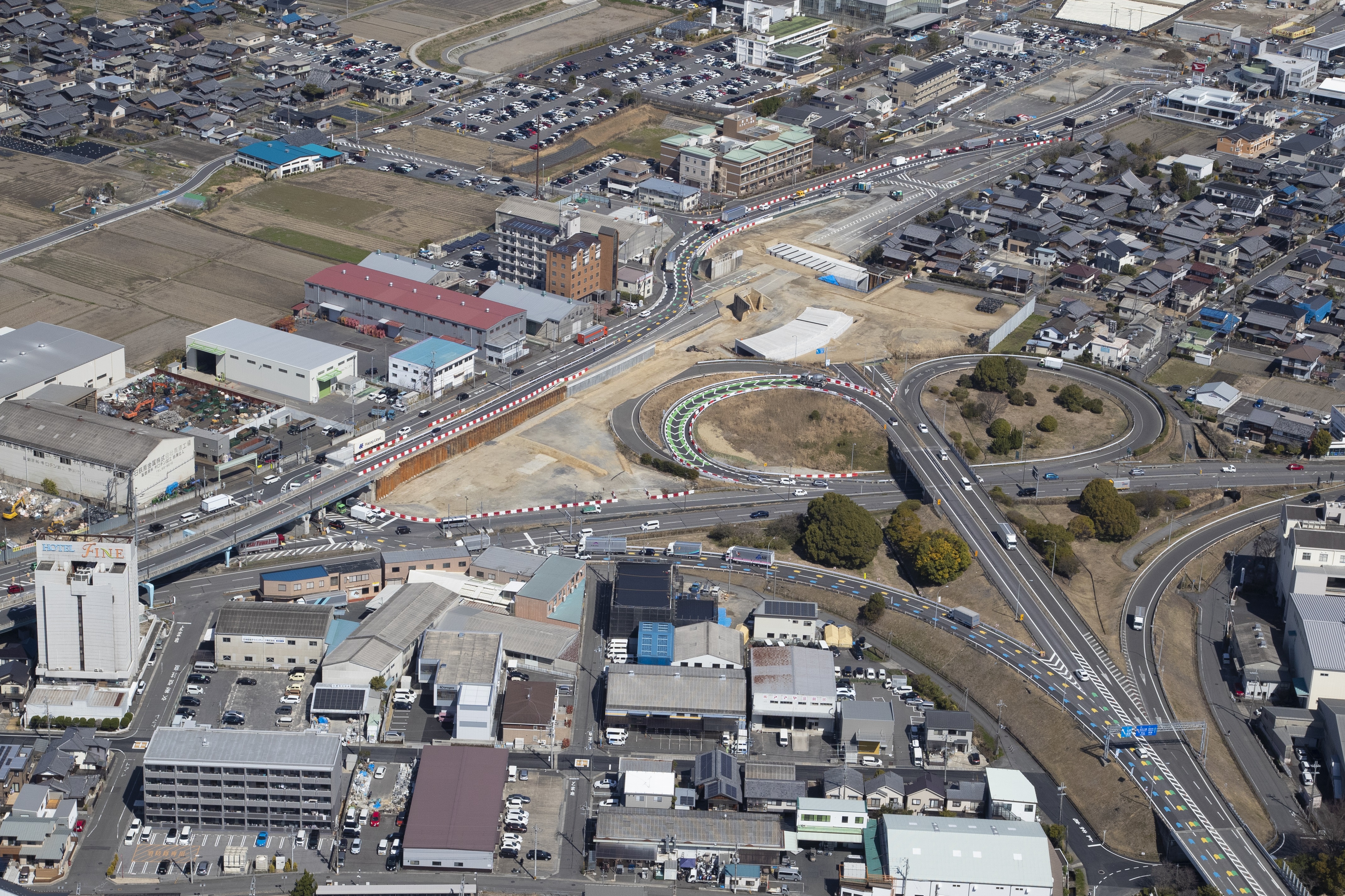 野洲栗東バイパス手原地区道路改良