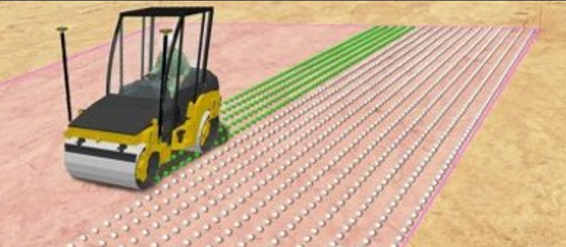 転圧管理システム<br>Dual Mast Roller®