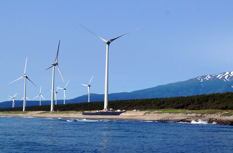 西遊佐風力発電所基礎