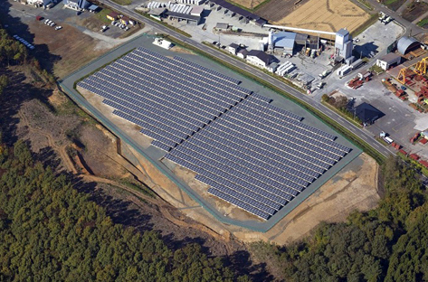 神奈中岩手県金ヶ崎太陽光発電所建設
