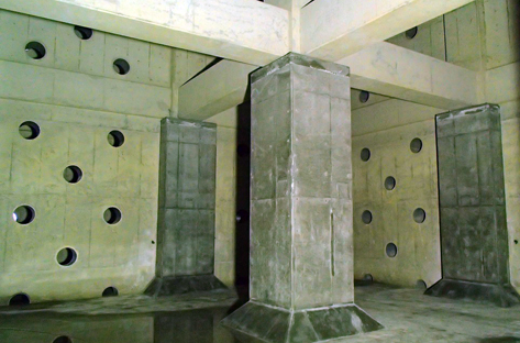 鑓水小山給水所耐震補強