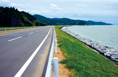 北上川下流月浜上流地区築堤