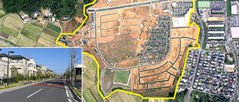成田市公津西土地区画整理造成