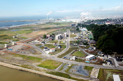 石巻市新門脇地区のまちづくり