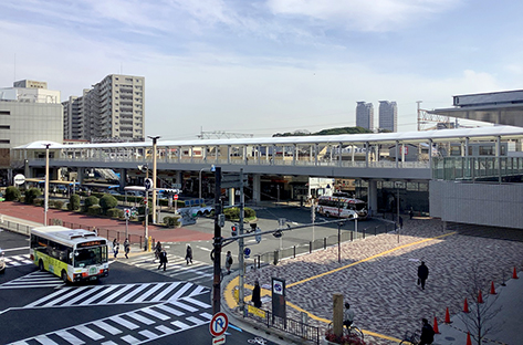 堺東駅南地区再開発デッキ