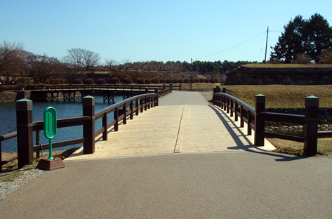 五稜郭一の橋・二の橋補修