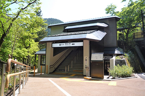 貴船口駅改修に伴う駅舎新設