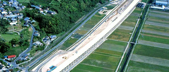 九州新幹線　松尾高架橋