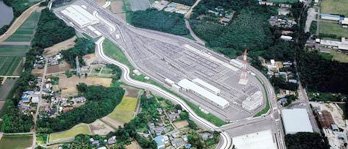 常磐新線　守谷車両基地