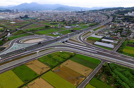 東名高速道路　日本平久能山スマートインターチェンジ