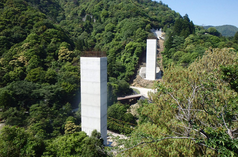 一般県道湯の山温泉線　湯の山大橋下部工
