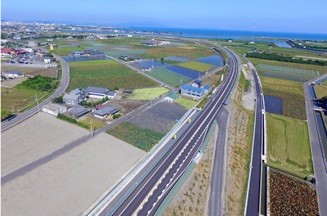 四国横断自動車道　川内中工事