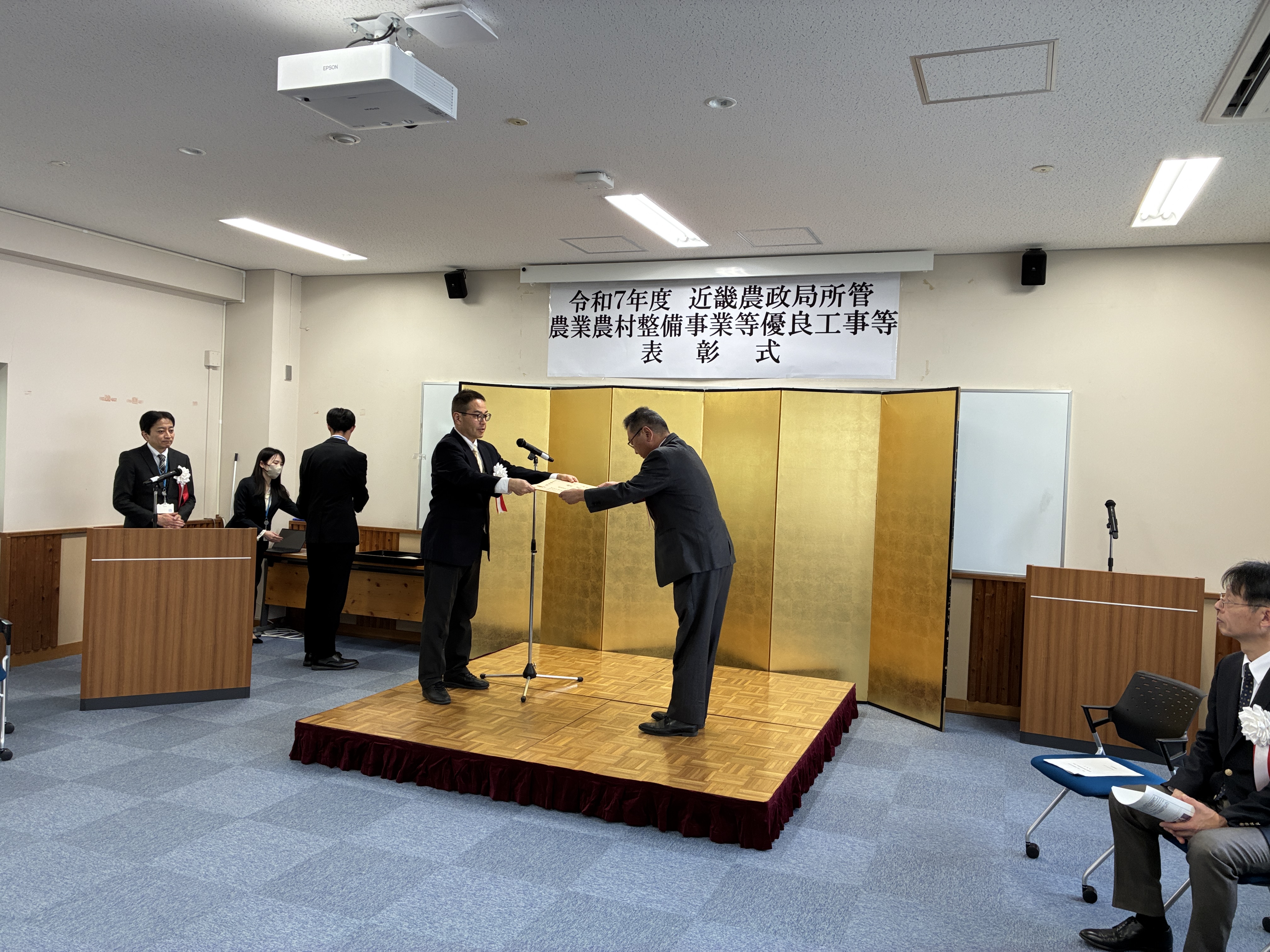 大阪本店の工事が農林水産大臣表彰を受賞しました